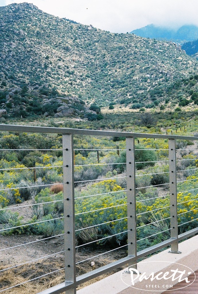 Cable Stair Railing Residential Interior Pascetti Steel Design, Inc.