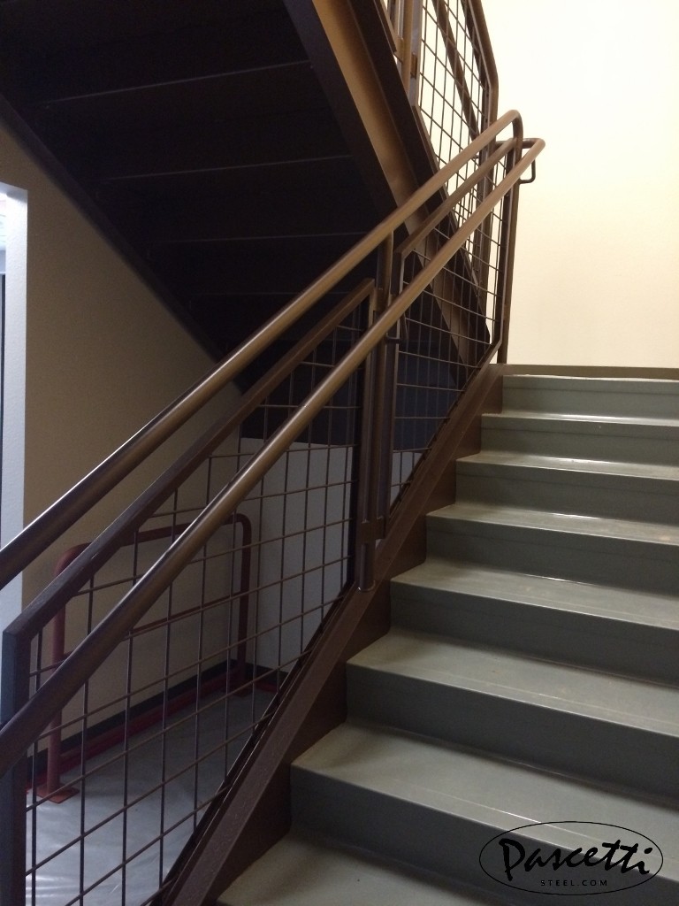 commercial steel stair and railing system for kirtland air force base new mexico