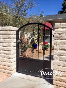 matching residential gates custom entry gates custom courtyard gates steel gates black gates albuquerque