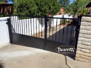 matching residential gates custom entry gates custom courtyard gates steel gates black gates albuquerque