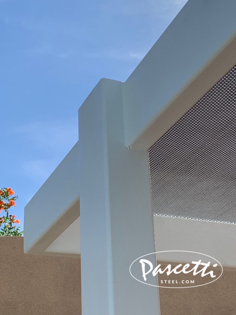 perforated shade structure