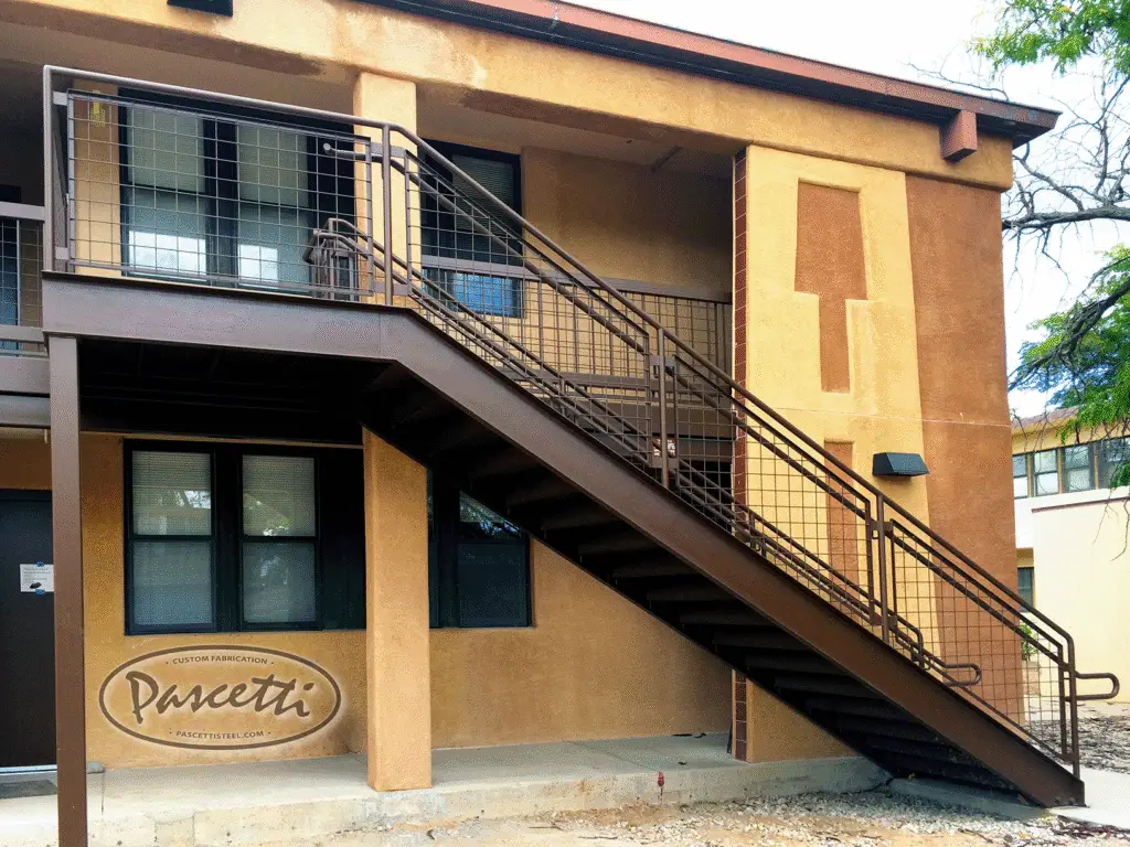 Kirtland Air Force Base Mesh Panel Railing and Stair System