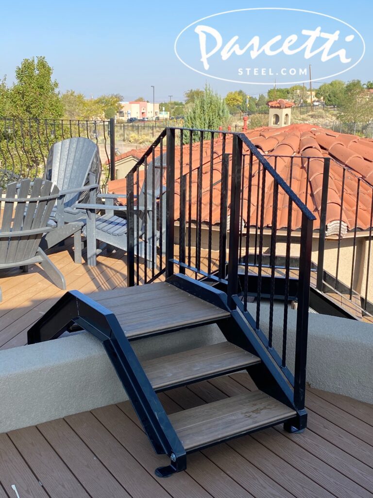 Rooftop Parapet Stairs