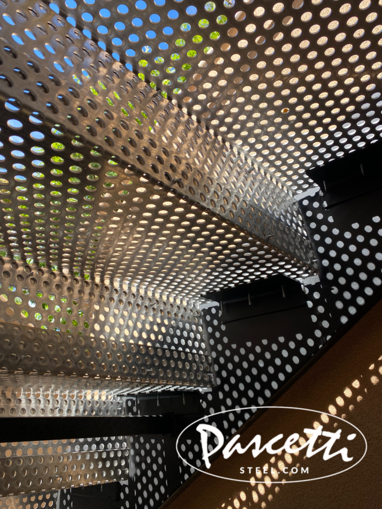 Underneath Perforated Stair