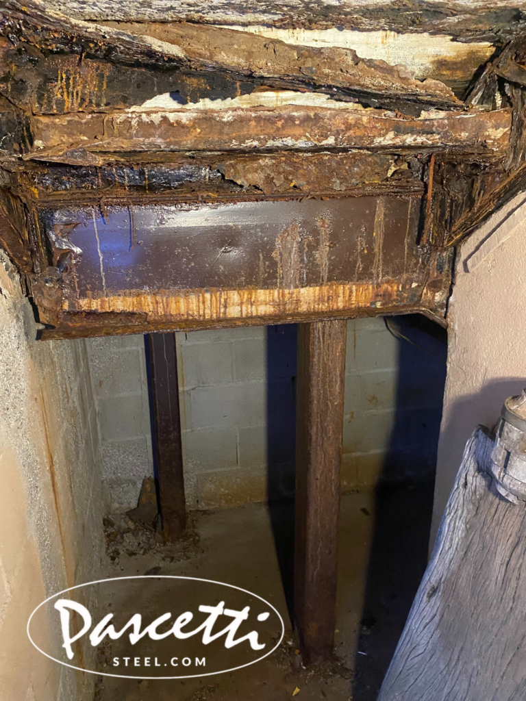 Rusted Stair Before