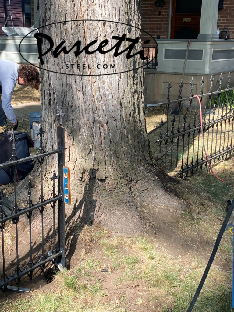 Historic Fence Metal Restoration 