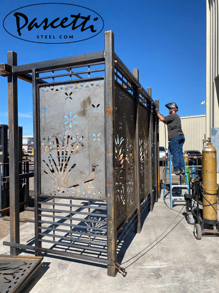 Bus Shelter Fabrication 