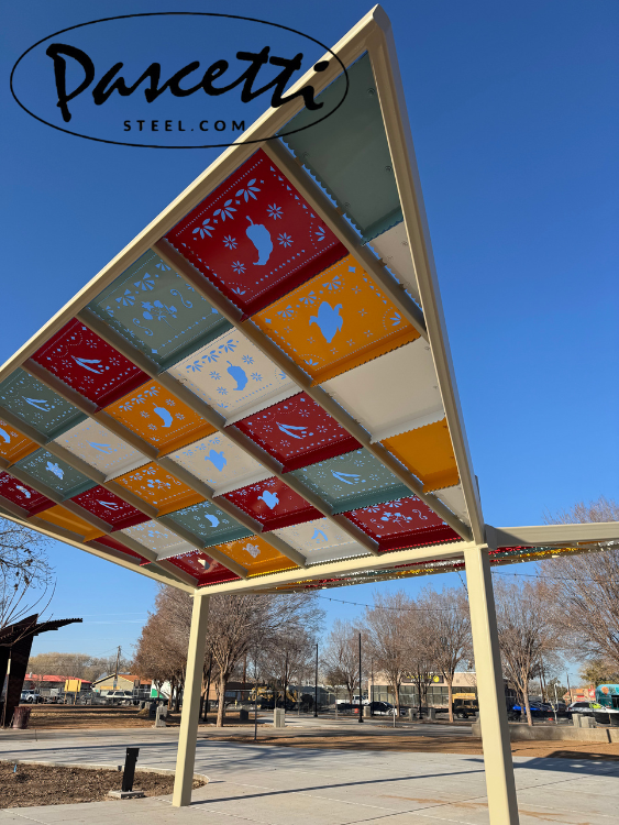 Cantilevered Shade Structure