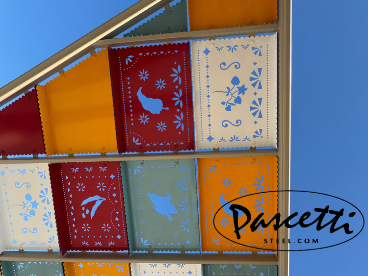 Papel Picado Steel Panels 