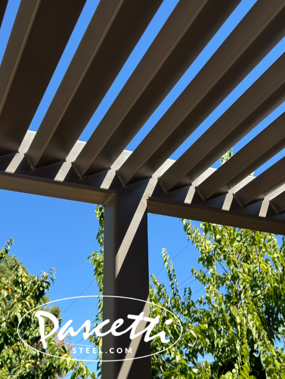 shade slats painted 