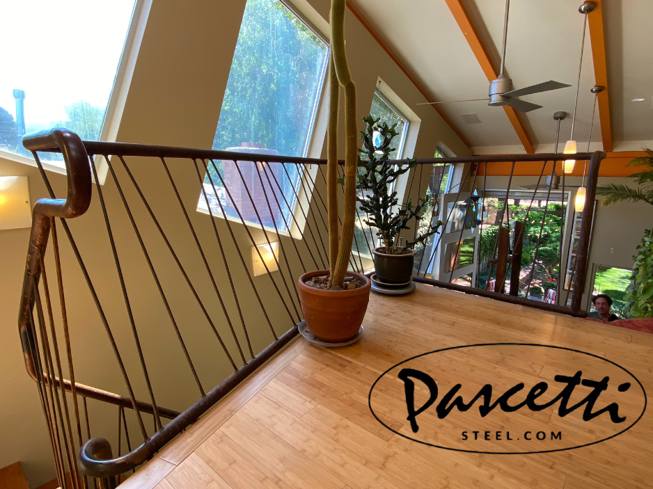 Mid Century Modern Railing