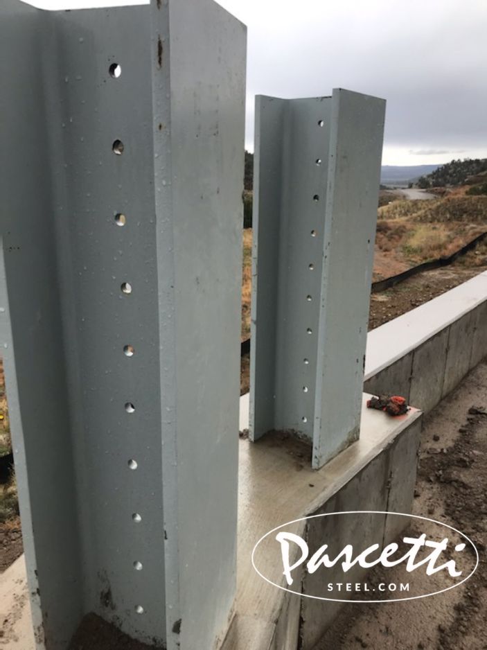External high tension cable barrier system for perimeter safety large beam in concreate walls
