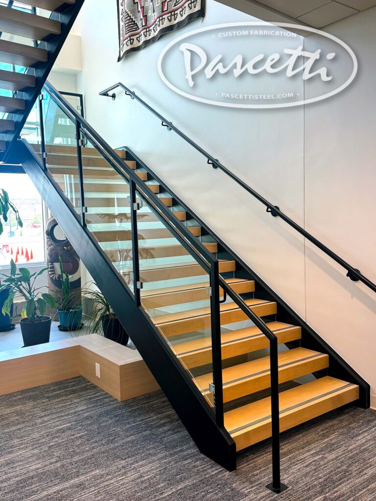 modern floating stairs