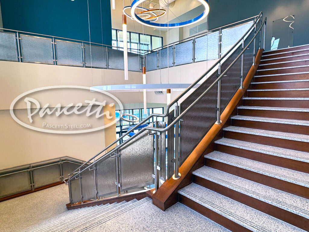 School theater stainless steel railings