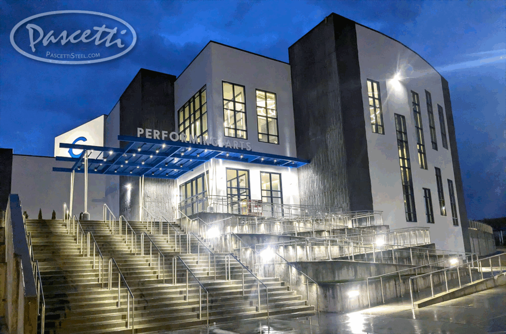 ADA lighted railings outdoor