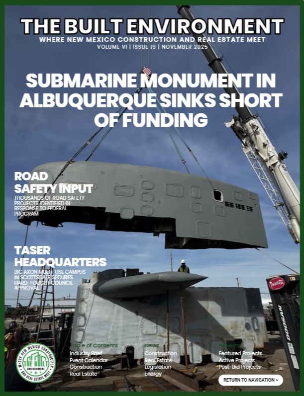 built environment magazine cover submarine monument