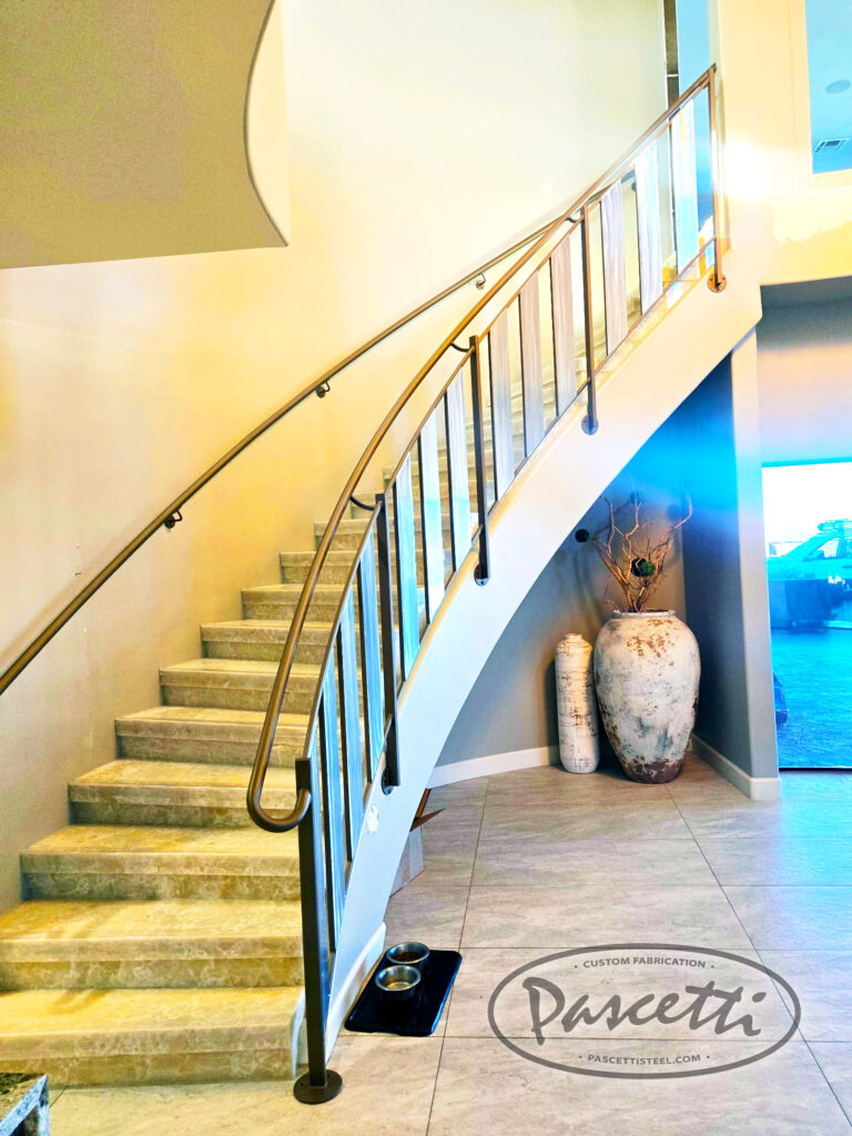 curved stair railing2