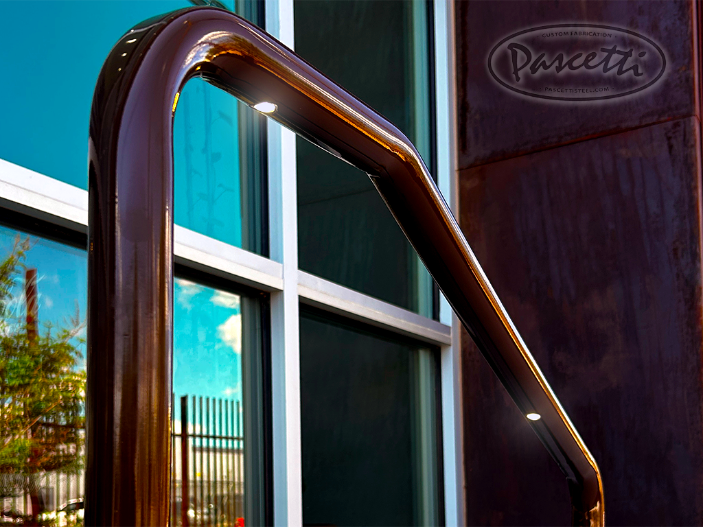 lighted ADA LED hand rail safety